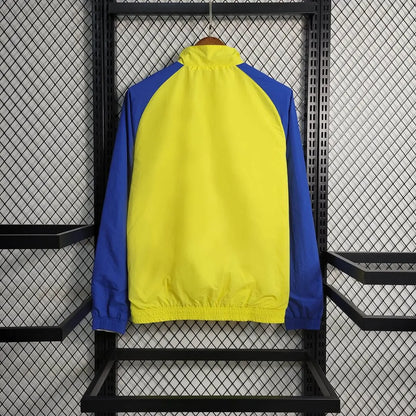 2022/2023 Al-Nassr Reversible Windbreaker (Yellow-Beige) Football Shirt