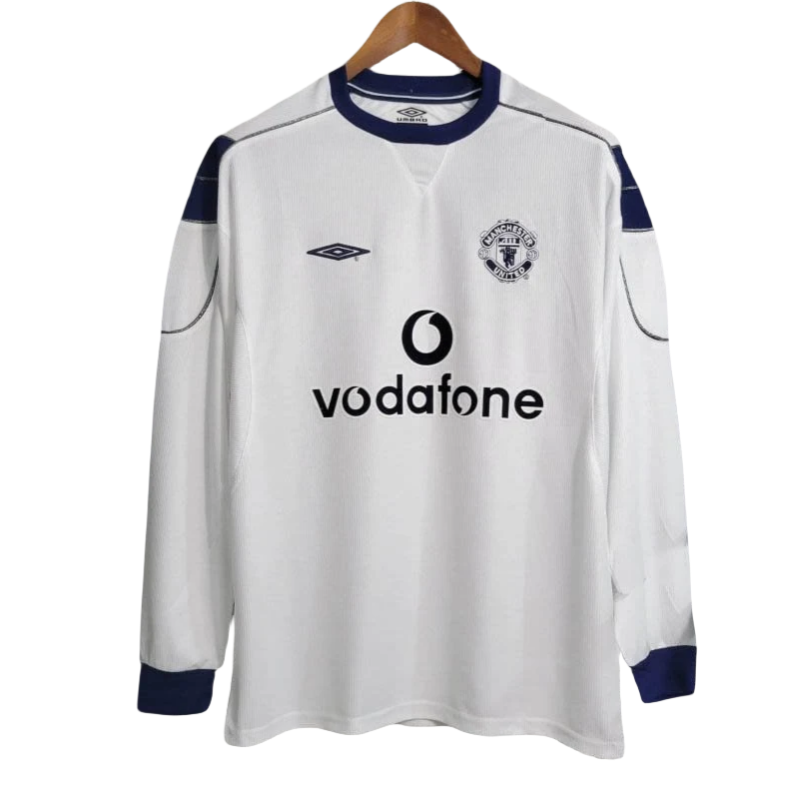 Long Sleeve Manchester United Away Football Shirt 1999/2000 Vintage