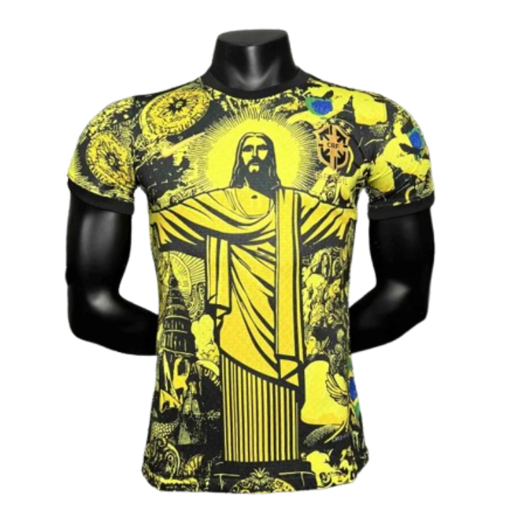 2024 Brazil Christ the Redeemer Special Kit Player Version Shirt Football
