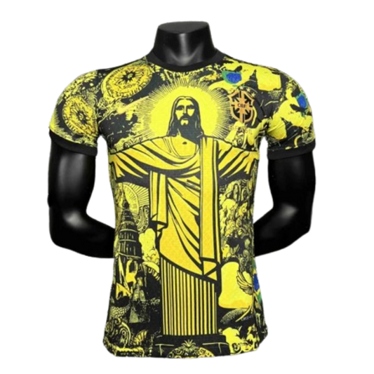 2024 Brazil Christ the Redeemer Special Kit Player Version Shirt Football