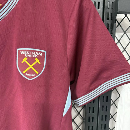 25-26 Kids West Ham United Home Jersey