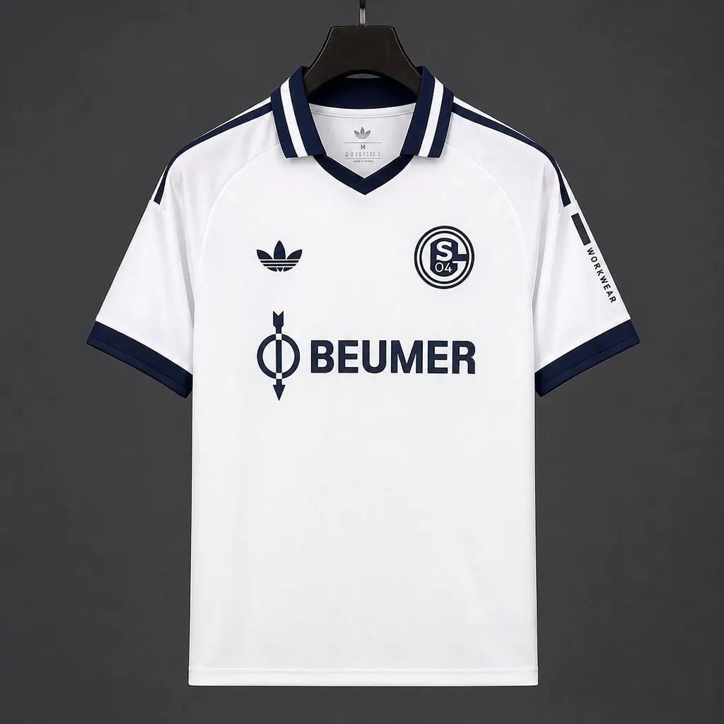 26-27 Schalke 04 Away White Jersey