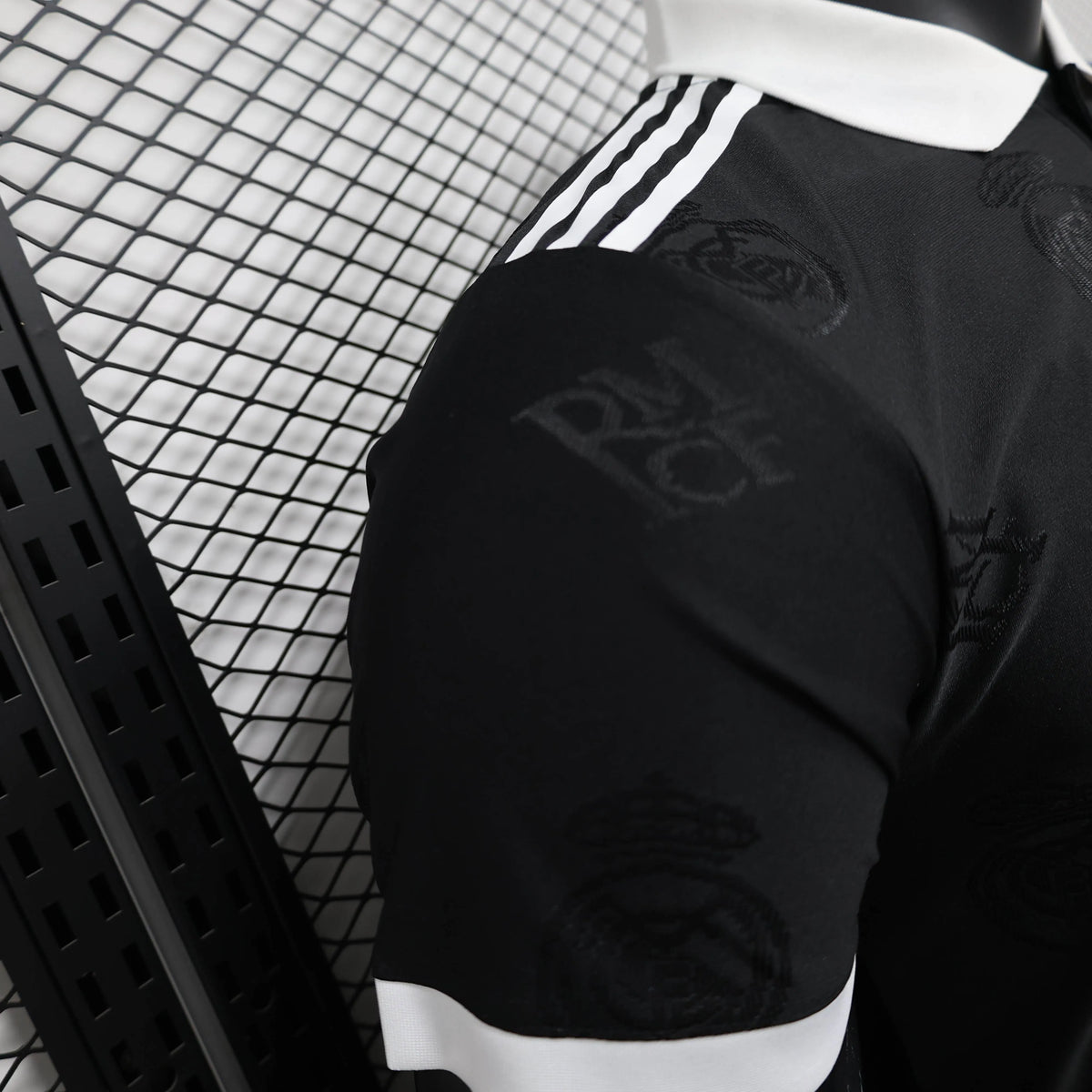 Real Madrid Men's Polo Shirt Black 25-26