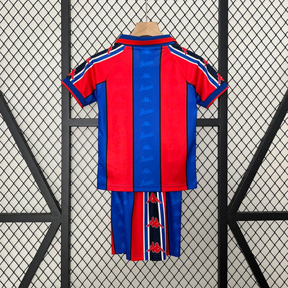 Barcelona 95-97 Home Retro Kid Kits Youth Apparels Jersey