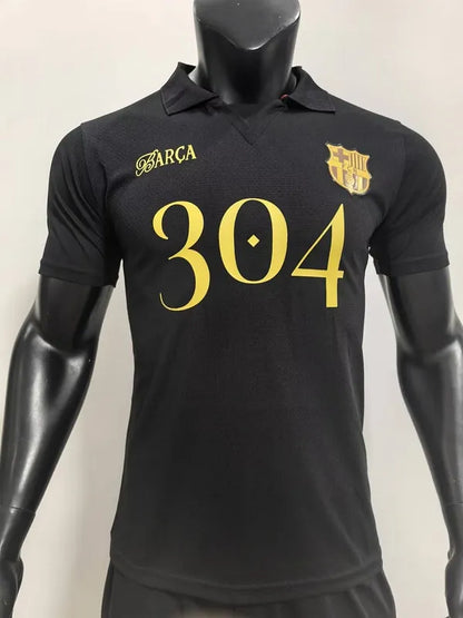 Barcelona Lamin Yamal commemorative black 304 POLO Shirt 24-25