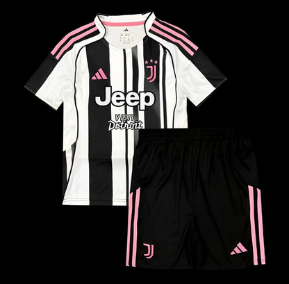25-26 Kids Juventus Home Jersey