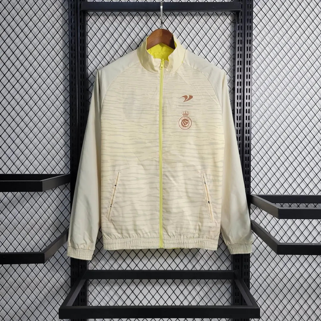 2022/2023 Al-Nassr Reversible Windbreaker (Yellow-Beige) Football Shirt