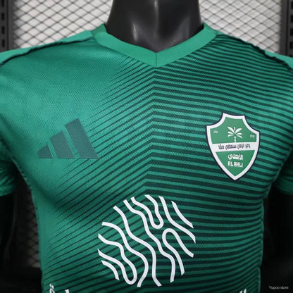 Player Version 25-26 Al-Ahli Away Green Jersey