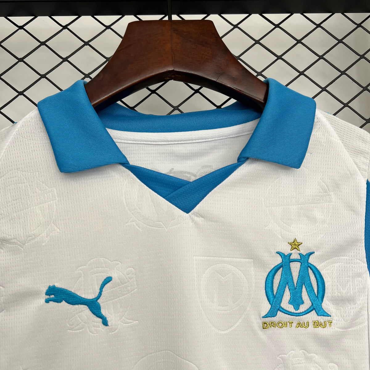 25-26 Kids Olympique Marseille Home Jersey