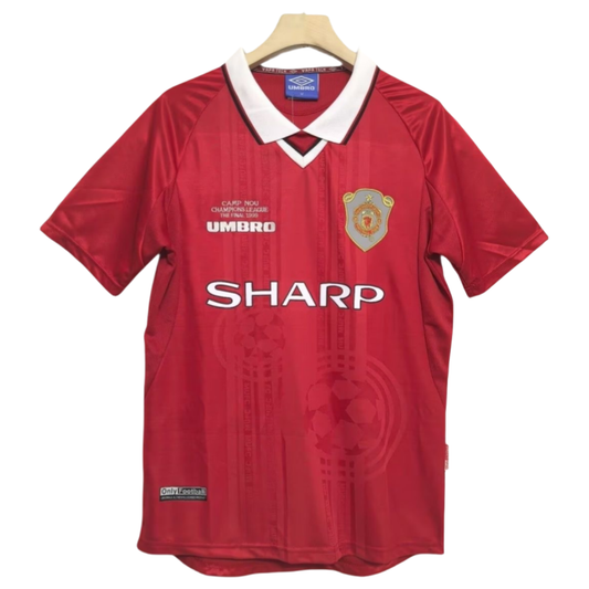 Manchester United UCL Final Retro Jersey Home Shirt 1999-00
