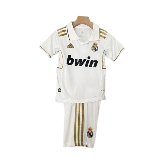 Real Madrid 11-12 Home Retro Kids Kit Soccer Jersey