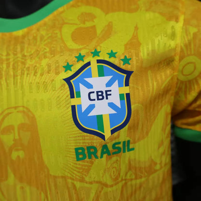 Brazil Christ the Redeemer Jersey Authentic Shirt 24-25