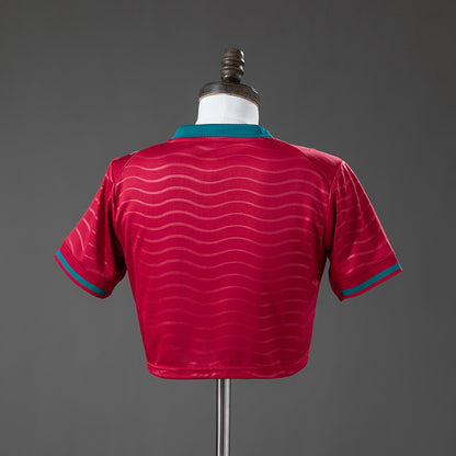 Portugal 2026 Home Women's Crop Top Style Jersey