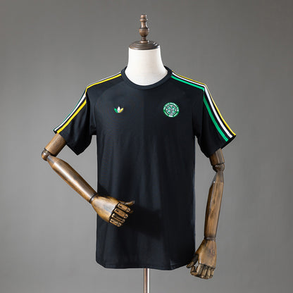 Celtic Terrace Icons T-Shirt Black S-XXL