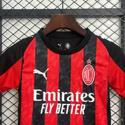 25/26 Kids AC Milan Home Jersey