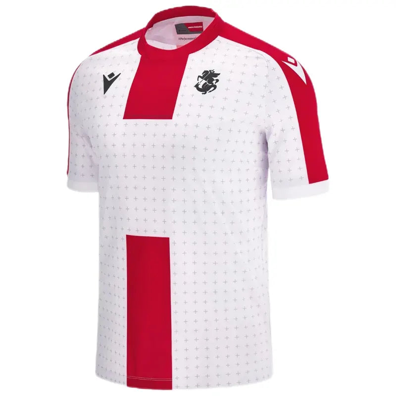 Georgia Home Jersey Euro 2024 KVARATSKHELIA #7 Soccer Apparel