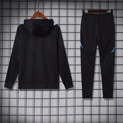 Adidas Argentina Nation 2024-25 Hooded Black Training Tracksuit Kits
