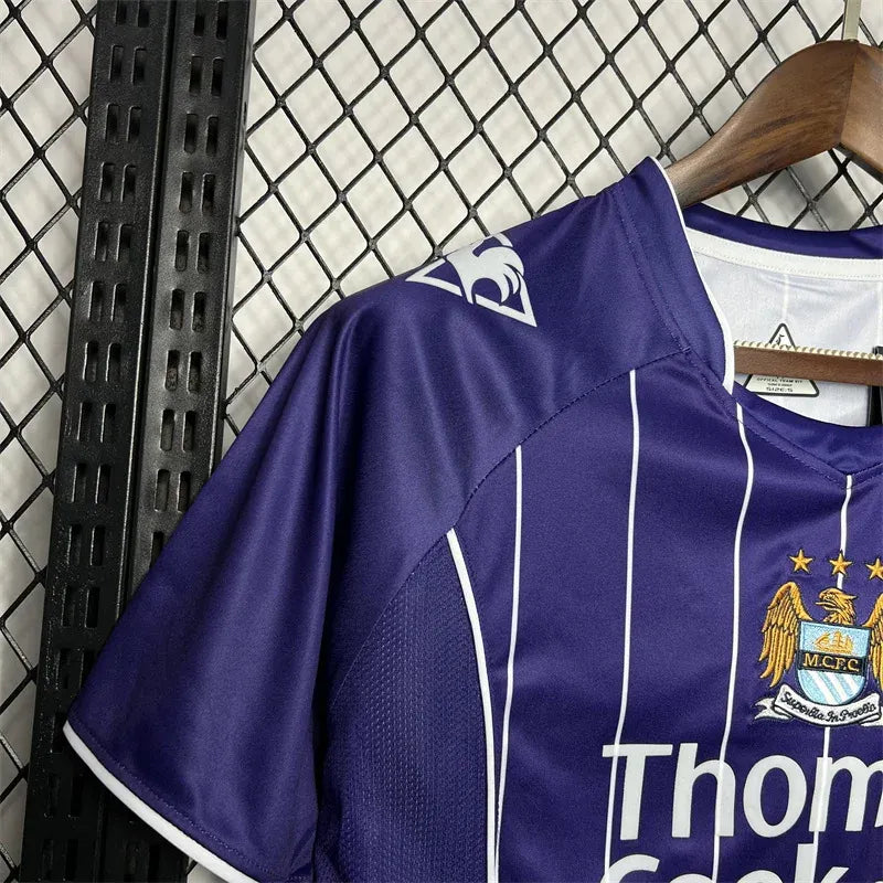 Retro Manchester City Away Football Shirt 2007/2008