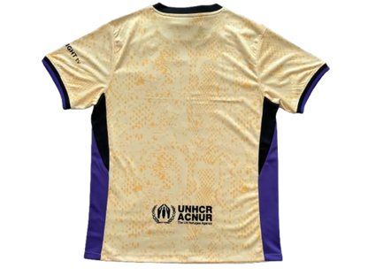 Maillot de foot extérieur jaune du Barça 25-26
