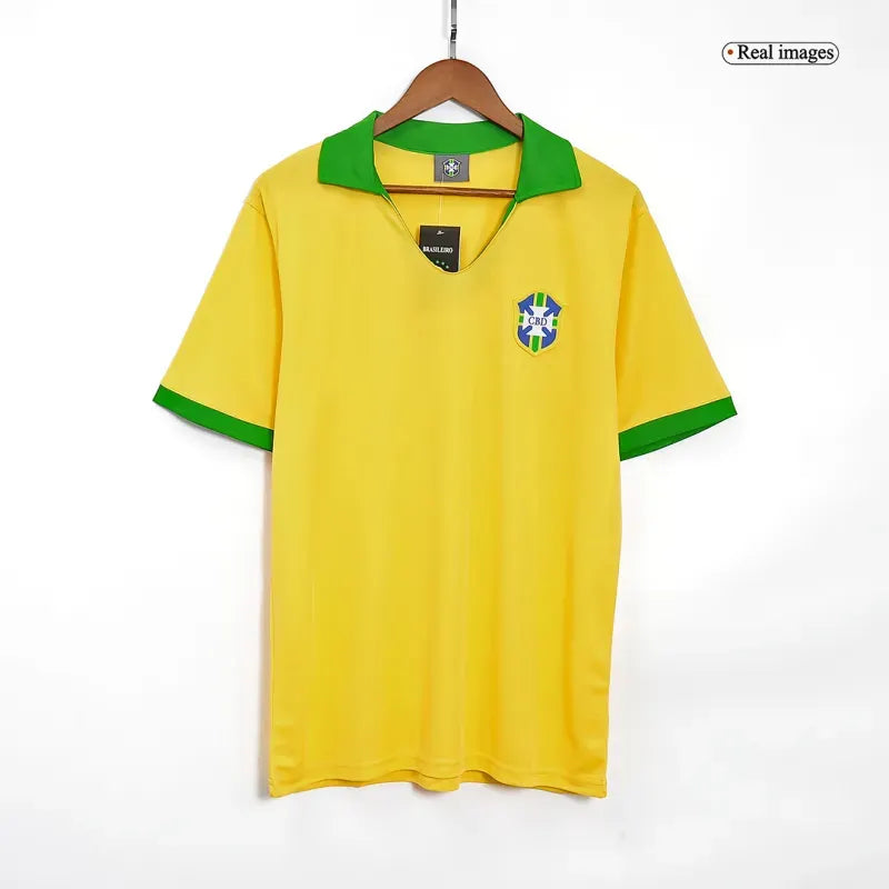 Brazil 1957 Retro Jersey Home