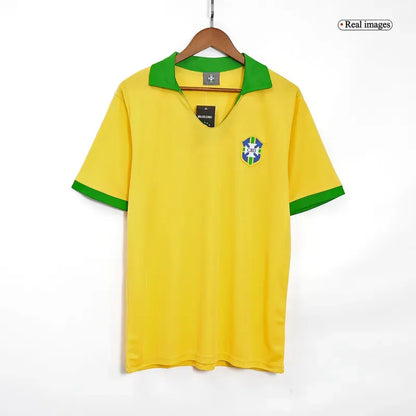 Brazil 1957 Retro Jersey Home