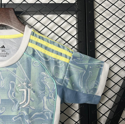 25-26 Kids Juventus Away 16-28 Jersey
