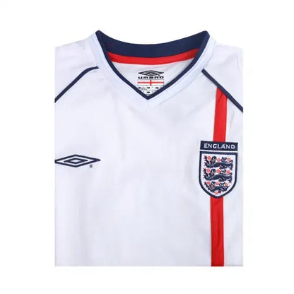 England World Cup 2002 Retro Soccer Jersey Home