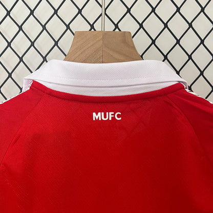 Manchester United 10-11 Home Retro Kid Kits Youth Apparels Jersey
