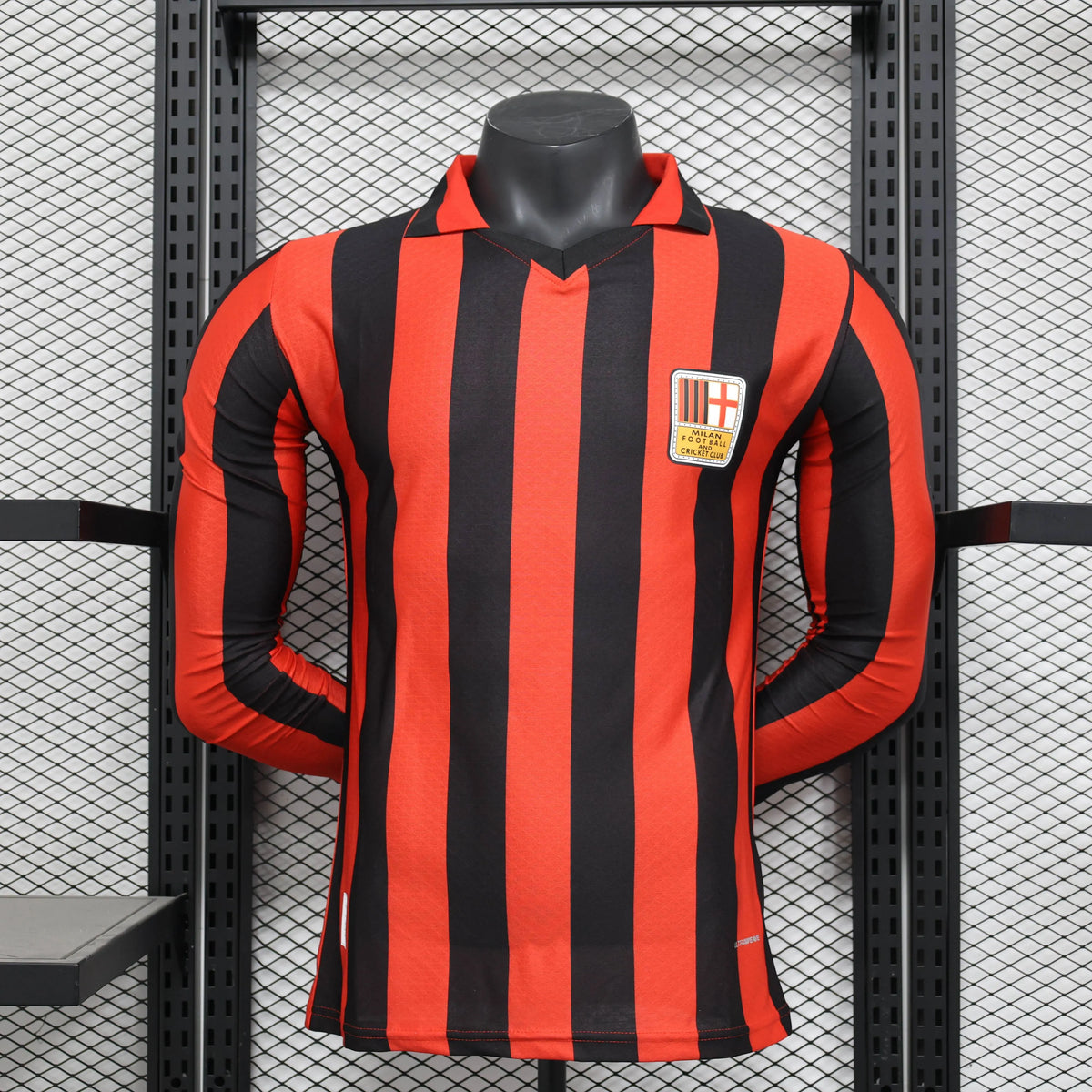 AC Milan Puma 125th Authentic Jersey 24-25 Red Long Sleeve