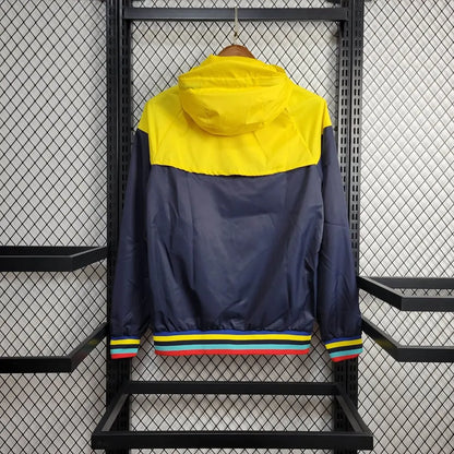 2023/2024 Brazil Windbreaker(Yellow-Grey)Football Shirt