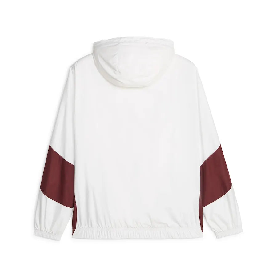 2024/2025 Manchester City Jersey Windbreaker White and Red