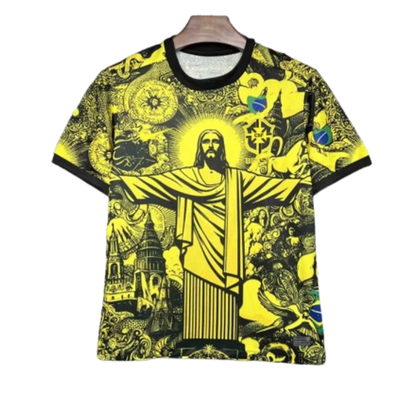 2024 Brazil Christ the Redeemer Special Kit Shirt Football