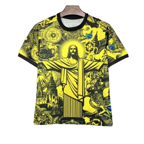 2024 Brazil Christ the Redeemer Special Kit Shirt Football