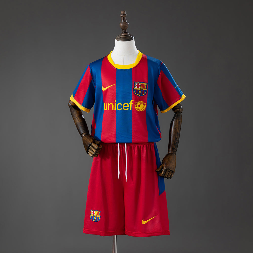 Barcelona 10-11 Home Retro Kids Kit