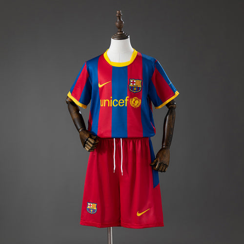 Barcelona 10-11 Home Retro Kids Kit