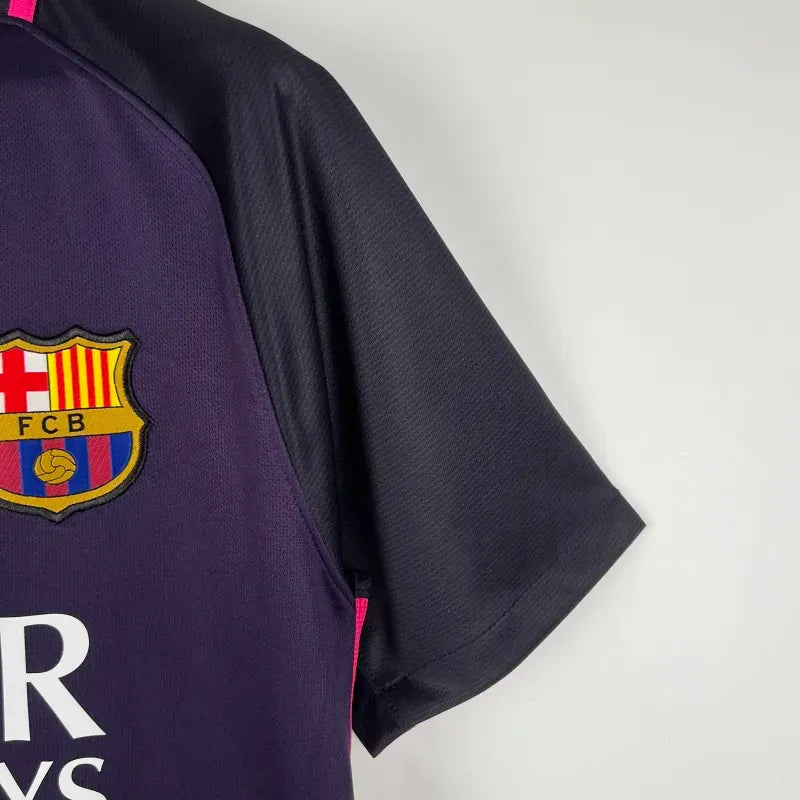 Barcelona Away Shirt Retro Jersey 16-17
