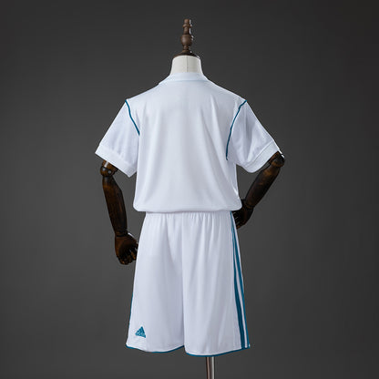 Real Madrid 17-18 Home Retro Kids Kit