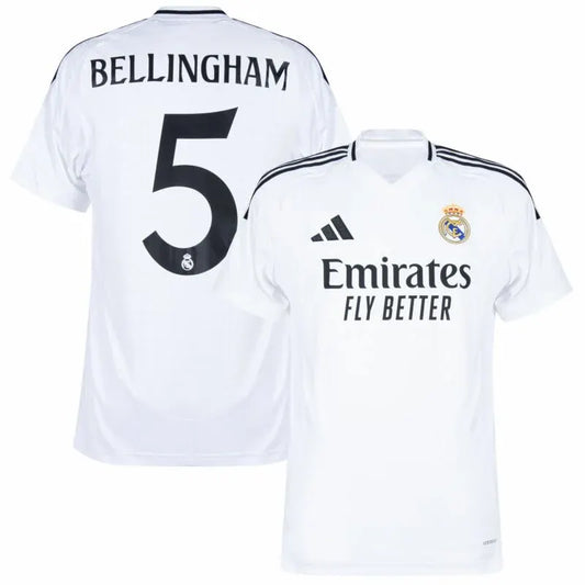 Real Madrid Home Bellingham 5 Shirt 2024-2025 Size：S-4XL