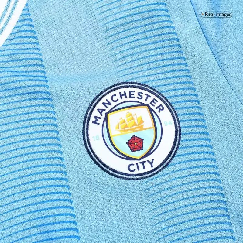 Manchester City 2023/24 HAALAND #9 GREALISH #10 DE BRUYNE #17 STONES #5 J.ALVAREZ #19 FODEN #47 Japanese Tour Printing Home Jersey