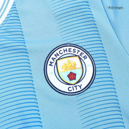 Manchester City 2023/24 HAALAND #9 GREALISH #10 DE BRUYNE #17 STONES #5 J.ALVAREZ #19 FODEN #47 Japanese Tour Printing Home Jersey