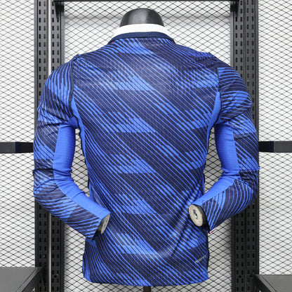 Player Version 2026 France Home Long Sleeve Jersey
