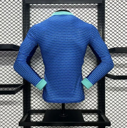 Nike Authentic Soccer Jersey Brazil Away Shirt Long Sleeve 2024
