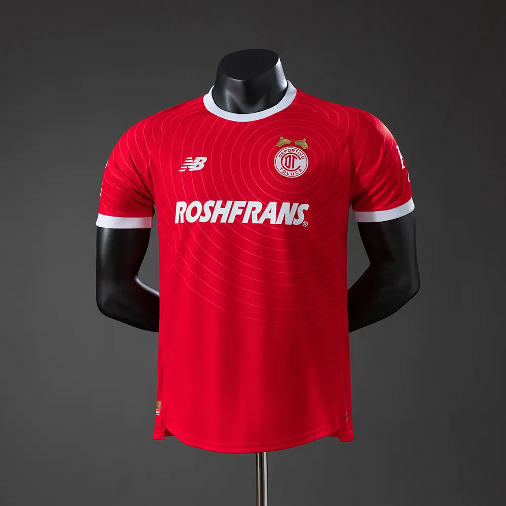 Deportivo Toluca 26-27 Home Player Version Jersey