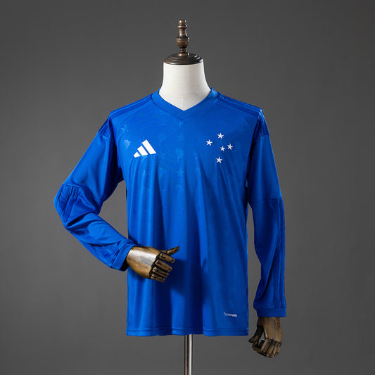Cruzeiro 26-27 Home Long Sleeve Jersey