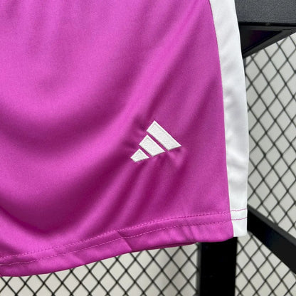 Real Madrid 2025-26 Purple goalkeeper Kids Kit