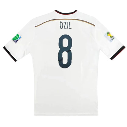 Germany 4 Star 2014 Retro Jersey Home World Cup