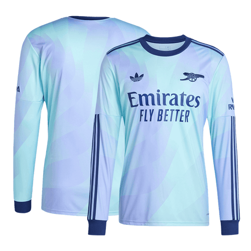 Arsenal Long Sleeve Jersey Third Away Football Shirt 2024-25