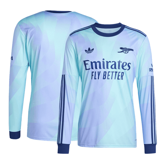 Arsenal Long Sleeve Jersey Third Away Football Shirt 2024-25