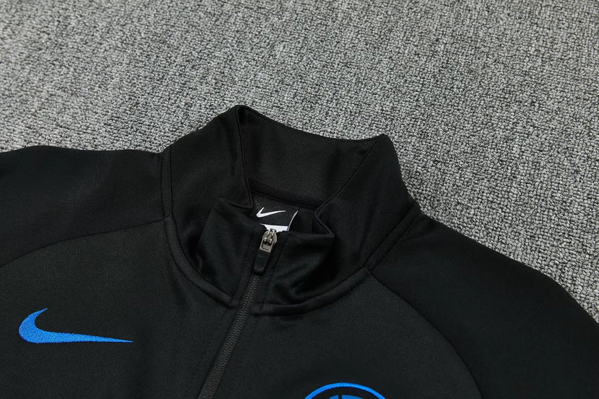 Inter Milan 26-27 Training Kit (Jacket+Pants) Black&blue