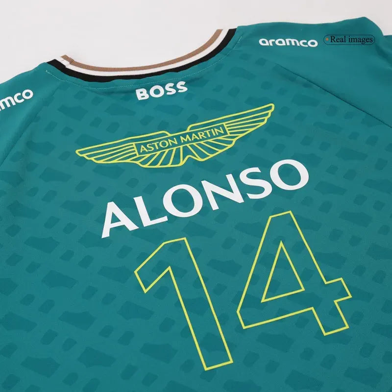 F1 2024 Aston Martin alonso green shirt